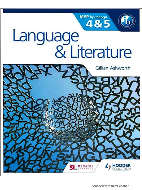 Language And Literature Myp 4and5 Concept Hodder Pdf