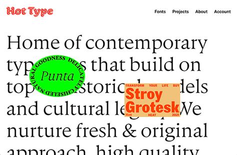 Font News New Font Release Hot Type Was Launched Punta Stroy