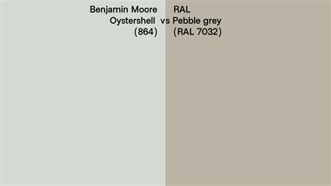 Benjamin Moore Oystershell Vs Ral Pebble Grey Ral Side By