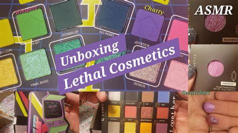 Lethal Cosmetics Unboxing First Impressions ASMR YouTube