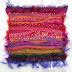 Peaceofpi Studio Sari Silk Fiber Art Quilt