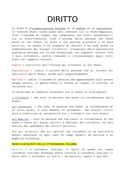 Riassunto Organi Costituzionali Diritto Lo Stato è Lorganizzazione