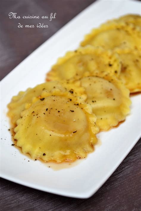 Ma cuisine au fil de mes idées Ravioli au foie gras d Upignac et