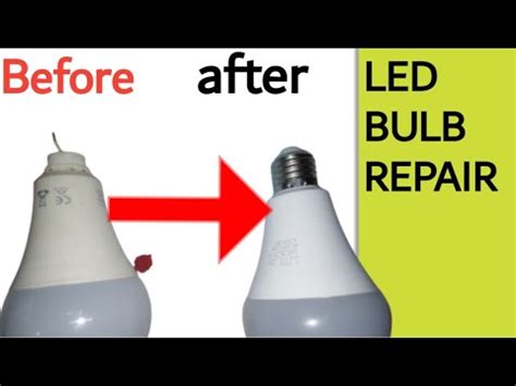 How To Repair Led Bulb With Simple Process Led Bulb Repair