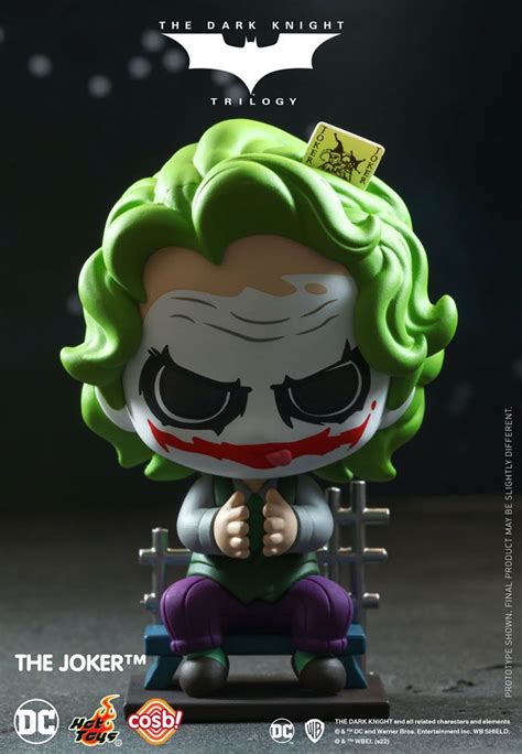The Dark Knight Trilogy Cosbi Mini Figurka The Joker Cm Hot Toys