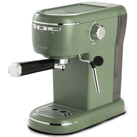 Macchina Del Caff Espresso Plastica Acciaio Inox Verde X Cm