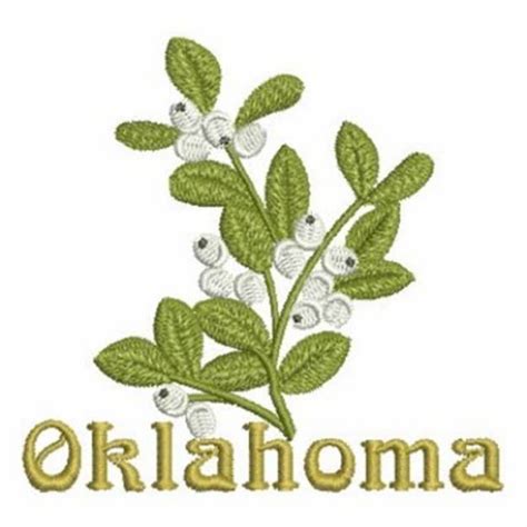 Oklahoma State Flower Machine Embroidery Design | Embroidery Library at GrandSlamDesigns.com