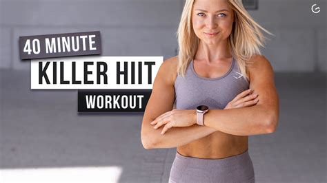 Min Killer Hiit Workout Full Body No Equipment Circuit Training