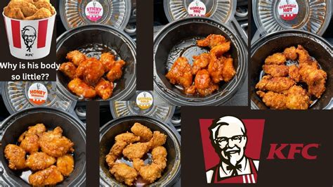 Trying All 5 New Saucy Nuggets From Kfc Kentucky Fried Chicken