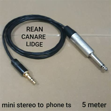 Jual Kabel Canare Meter Hp Ke Mixer Jack Mini Stereo To Akai Mono