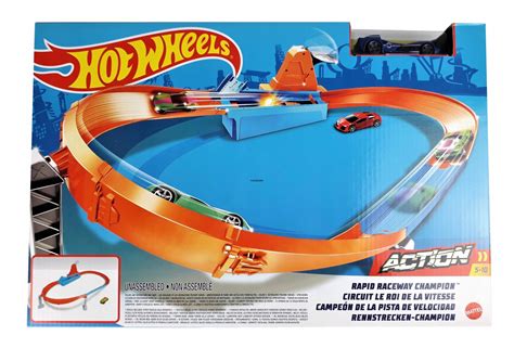 ZESTAW Tor samochodowy Hot Wheels wyścigi auta