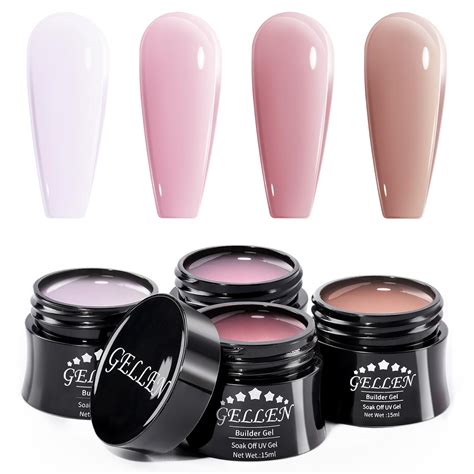 Amazon Gellen Builder Gel Kit Nail Extension Kit Nude Baby Pink