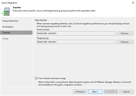 Step 4 Select Infrastructure Components For Data Transfer User Guide