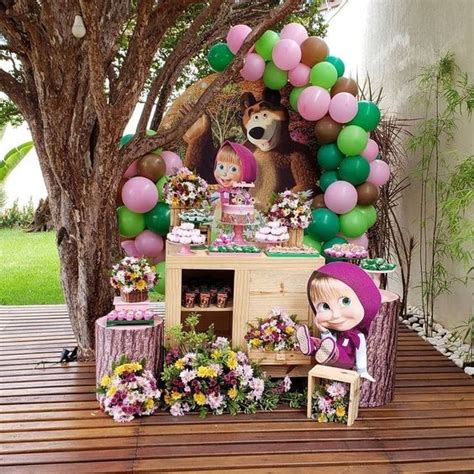 How To Organize Masha And The Bear Birthday Party Venuelook Blog Cceta