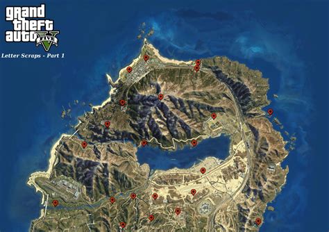 GTA 5 Letter Scraps Locations [Map] - GameNGadgets