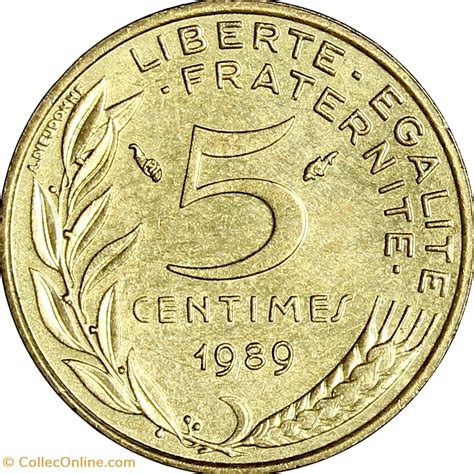 Centimes Marianne Coins World France Cinqui Me R Publique