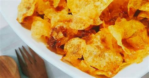 Cara Membuat Keripik Kentang Balado Gurih Dan Renyah