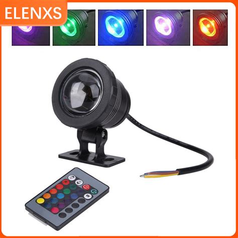 Pond Flood Light LED Underwater Submersible Spotlight Garden Outdoor