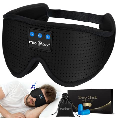 MUSICOZY Sleep Headphones Bluetooth 5.2 Headband Sleeping Headphones ...