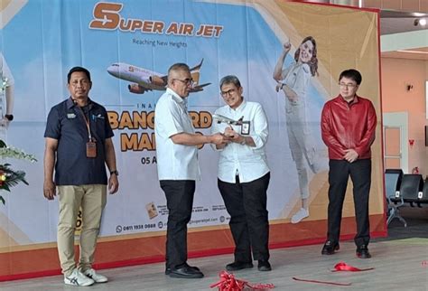 Super Air Jet Terbang Perdana Langsung Manado Menuju Balikpapan