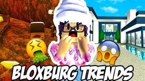 Top 10 Most Popular Trends In Roblox Bloxburg Youtube