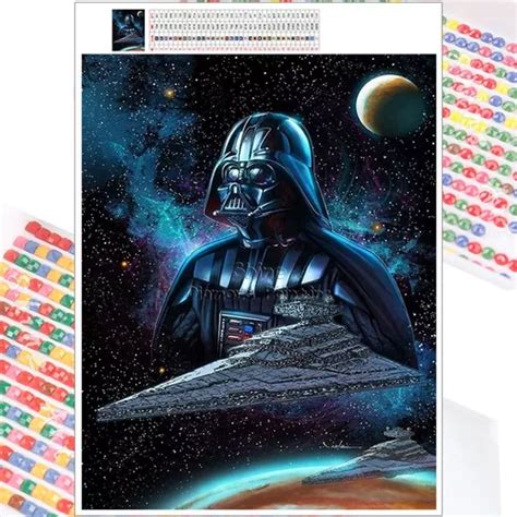 Kit Pintura De Diamante D Star Wars X Cm Darth Vader Escorrega O