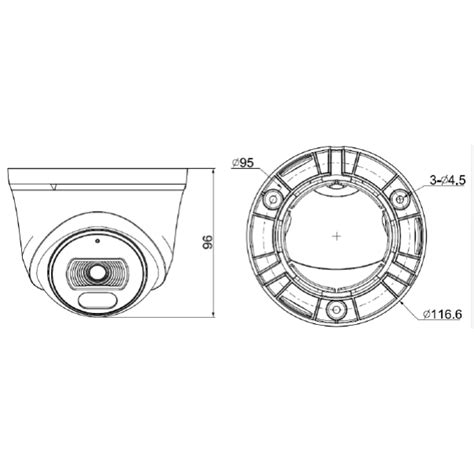 Tiandy TC C32XN Spec I3 E Y 2 8mm V5 0 Spark IP камера купольная 2Mп