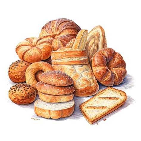 Premium AI Image There Are Many Different Types Of Breads And