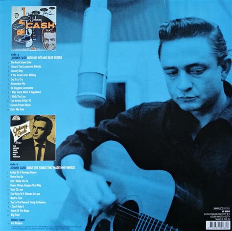 Johnny Cash With His Hot And Blue Guitar Sings The Songs That Made