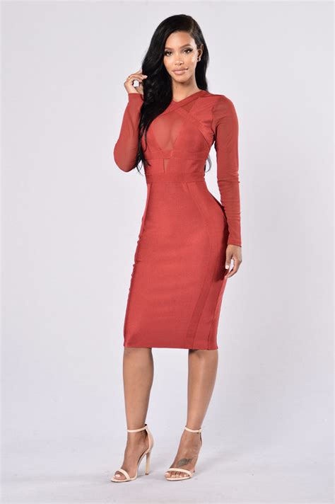 Kocktails Bandage Dress Deep Red Fashion Nova Dresses Fashion Nova