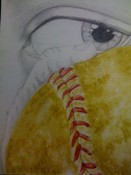 How To Draw A Realistic Softball - Howto Draw