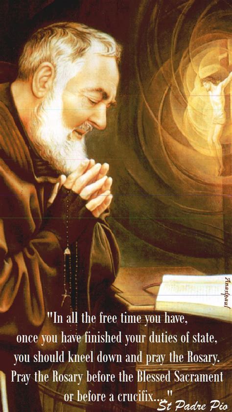 St Padre Pio Sept With Images Praying The Rosary Rosary