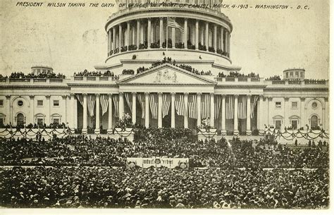 Wilson Taking Oath Of Office Woodrow Wilson Taking Oath Of… Flickr