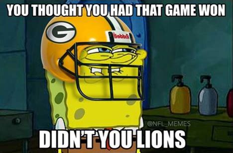 NFL meme 12/3/2015 Packers vs Lions Football Jokes, Football And ...