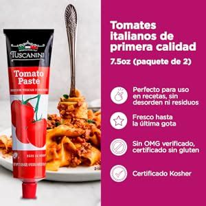 Tuscanini Tubo De Pasta De Tomate Concentrado Oz Paquete De