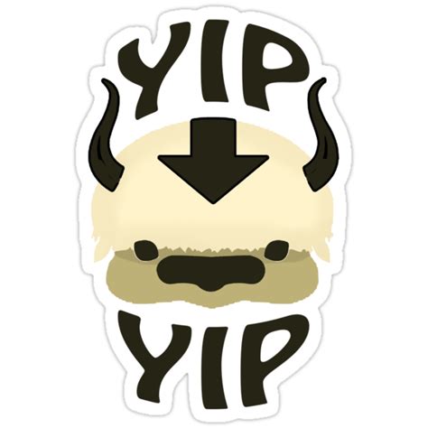 "YIP YIP APPA!" Stickers by nicwise | Redbubble