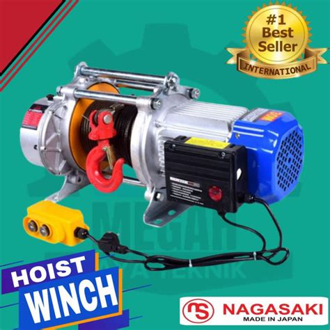 Jual Electric Hoist Winch Kg Kg Mtr V Phase Nagasaki