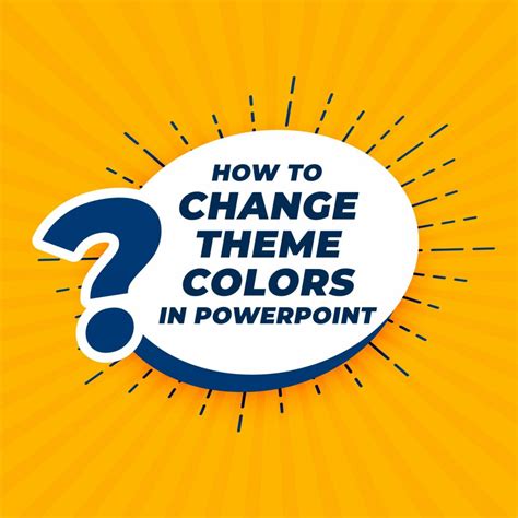 how to change theme color in powerpoint