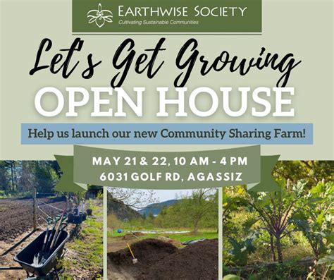 Lets Get Growing Agassiz Earthwise Society