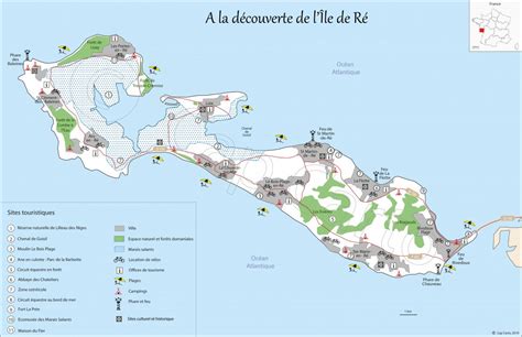 carte touristique de lile de cap carto