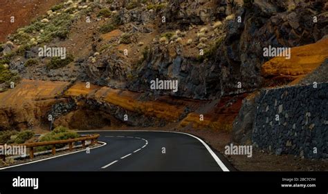 Road Passing Through Mountain Stock Photo Alamy