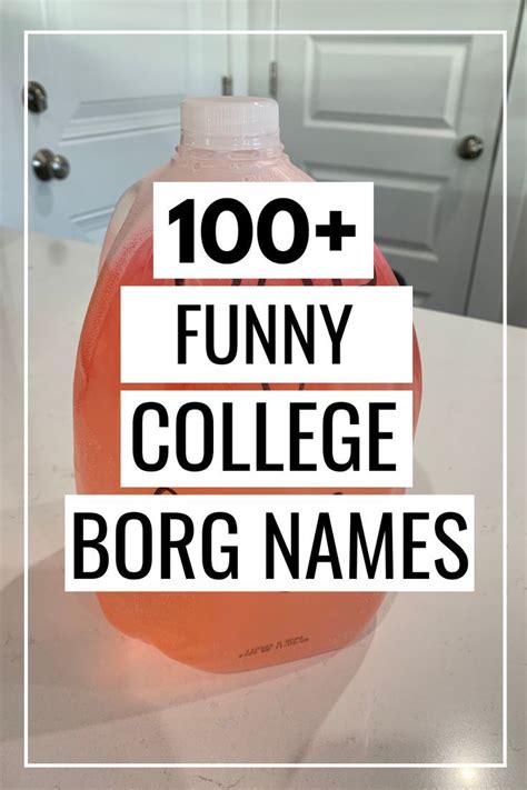 101 Best College Borg Names In 2024 College Party Aesthetic Borg