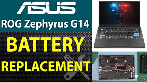 How To Replace Battery For ASUS ROG Zephyrus G14 GA401Q Laptop YouTube