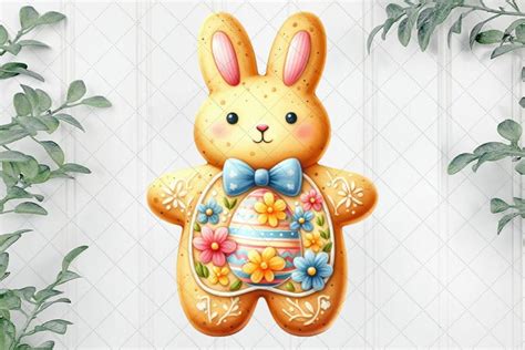 Easter Biscuit Sublimation Clipart