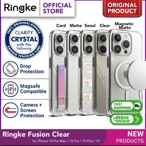 Jual Ringke Iphone Pro Max Plus Fusion Clear Case Magsafe Tipis