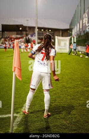 Amel Majri Olympique Lyonnais In Action During The D Arkema