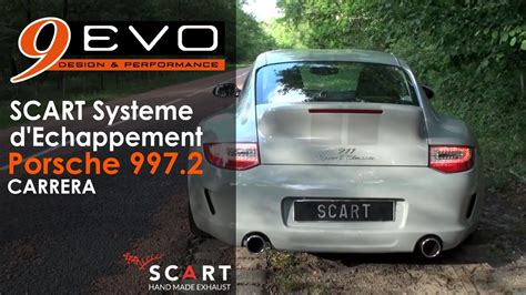 9 EVO SCART Exhausts Porsche 997 MKII Carrera YouTube