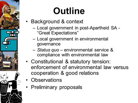 Local Environmental Governance In Post Apartheid South Africa Current Challenges Of Governors