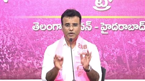 Live Brs Mla Kp Vivekanand Press Meet At Telangana Bhavan Brs Live Feed Youtube