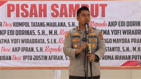 Kapolres Lamteng Polda Lampung Pimpin Sertijab Tiga Kasat Dan Dua